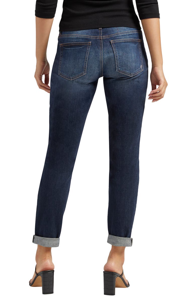 Silver Jeans Co. Slim Leg Boyfriend Jeans, Alternate, color, Indigo