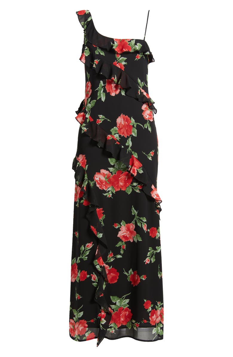 WAYF Lillian Floral Print Maxi Dress, Alternate, color,