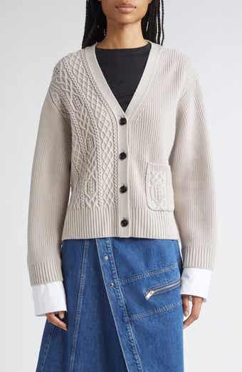 3.1 Phillip Lim Wool Cable Cardigan