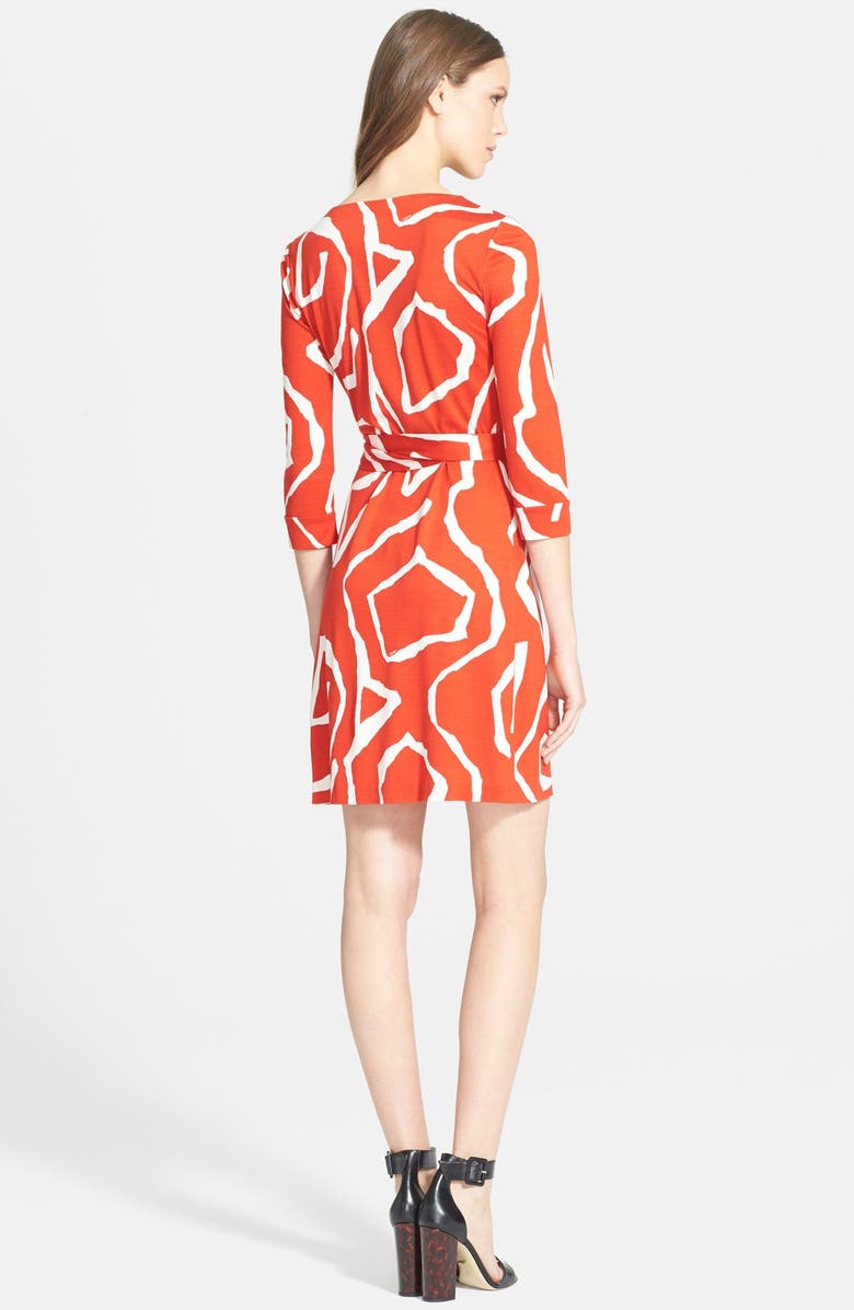 Diane von Furstenberg 'New Julian Two' Silk Jersey Wrap Dress, Alternate, color, 