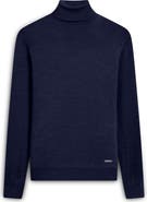 Bugatchi Sawyer Merino Wool Turtleneck Sweater
