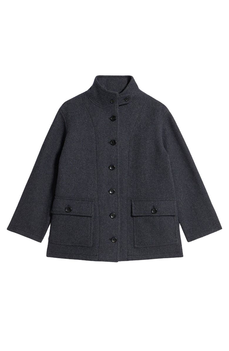 Fortela Fanta Heavy Wool Jacket, Main, color, Grey