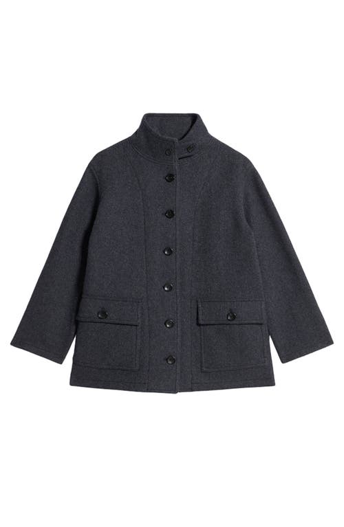 Fortela Fanta Heavy Wool Jacket In Blue