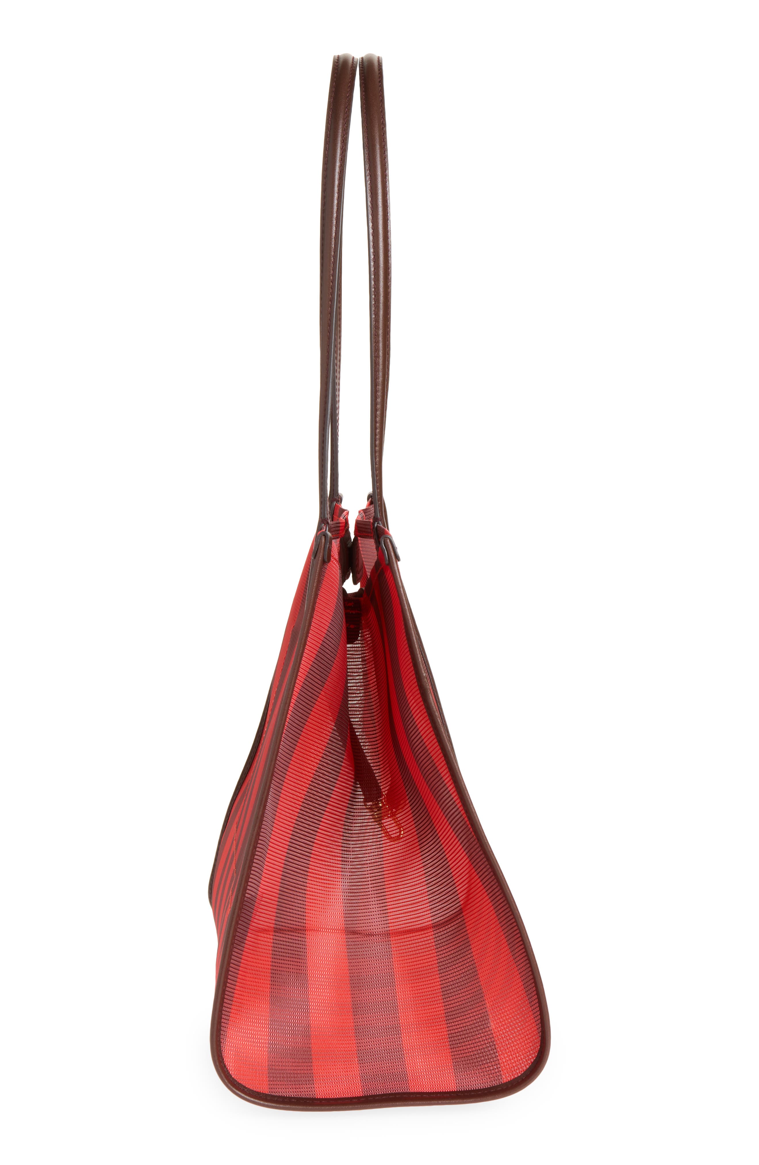 Madewell The Lexington Tote, Alternate, color, Enamel Red Multi