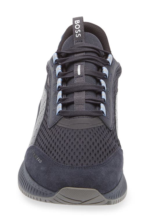 Hugo Boss Boss Ttnm Evo Runn Sneaker In Blue