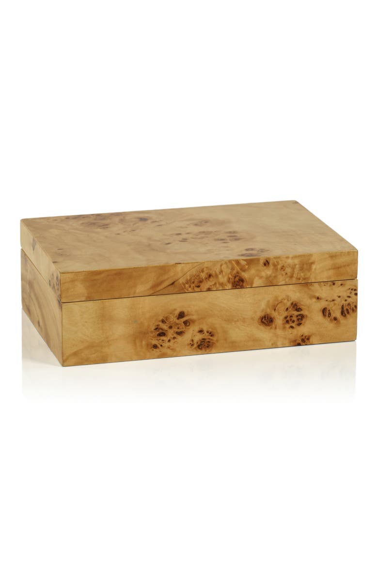 Bubbo Burl Decorative Box, Main, color, TAN