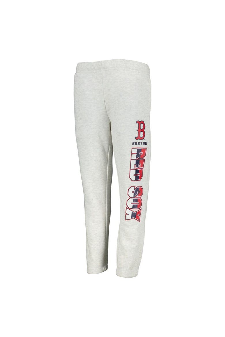 Youth Ash Boston Red Sox Game Time Fleece Pants, Alternate, color, Ash