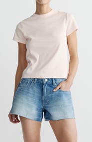 DL1961 Abby High Waist Cutoff Denim Shorts