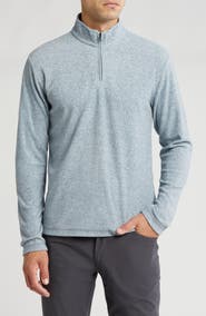 Vintage 1946 Heather Chenille Quarter Zip Pullover