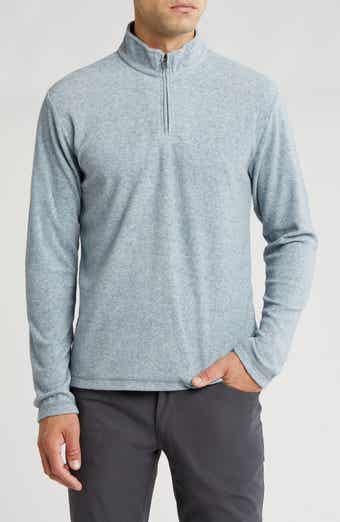 Vintage 1946 Heather Chenille Quarter Zip Pullover