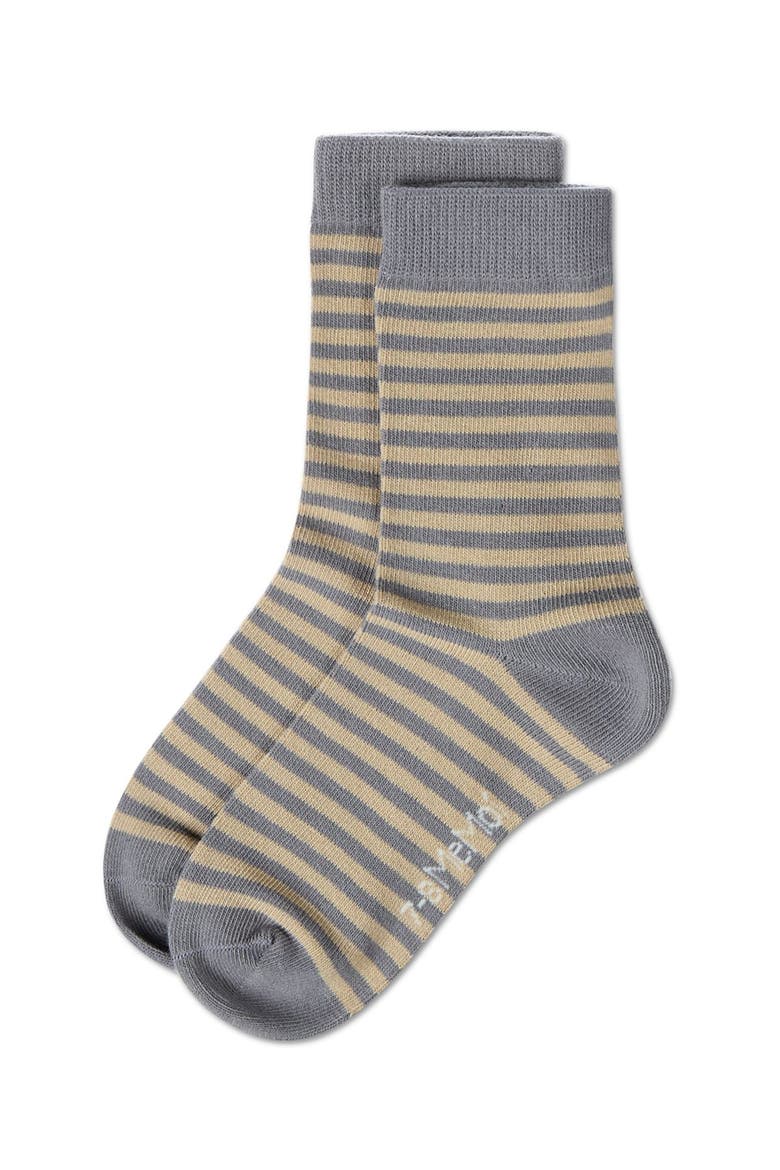 Thin Stripe Crew Sock, Alternate, color, Gray