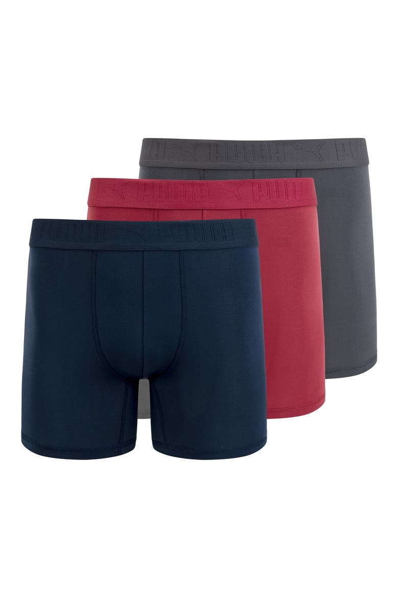 3-Pack Boxer Briefs, Main, color, RED/ GREY