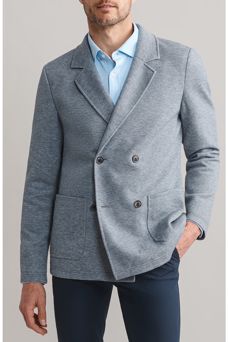 Truman Knit Sport Coat, Main, color, HEATHER GRAY
