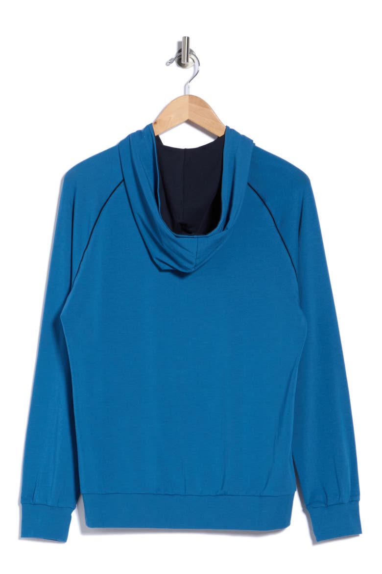 Mix & Match Full Zip Hoodie, Alternate, color, OPEN BLUE