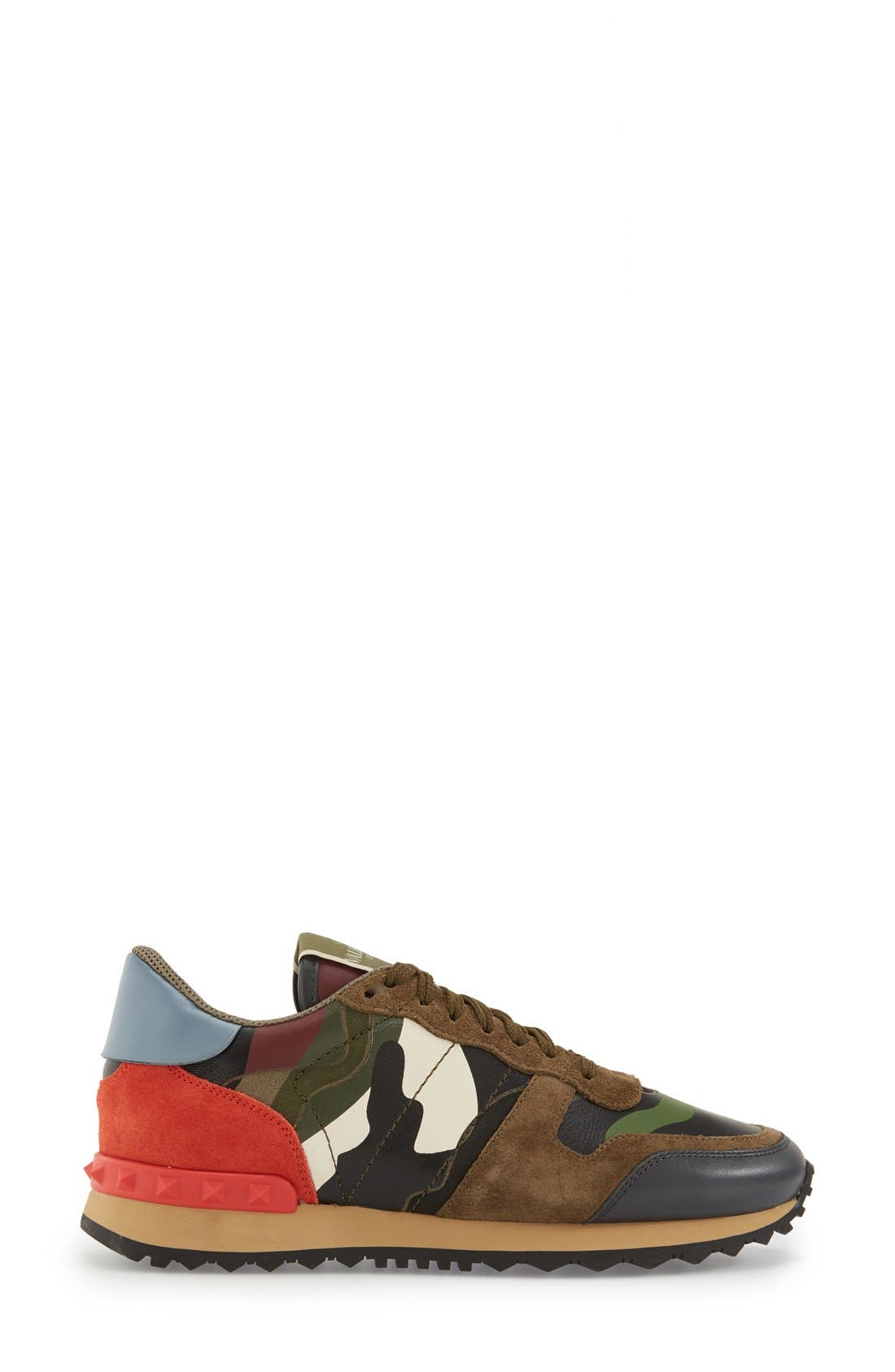 Valentino Garavani Valentino Rockstud Camo Sneaker, Alternate, color, 