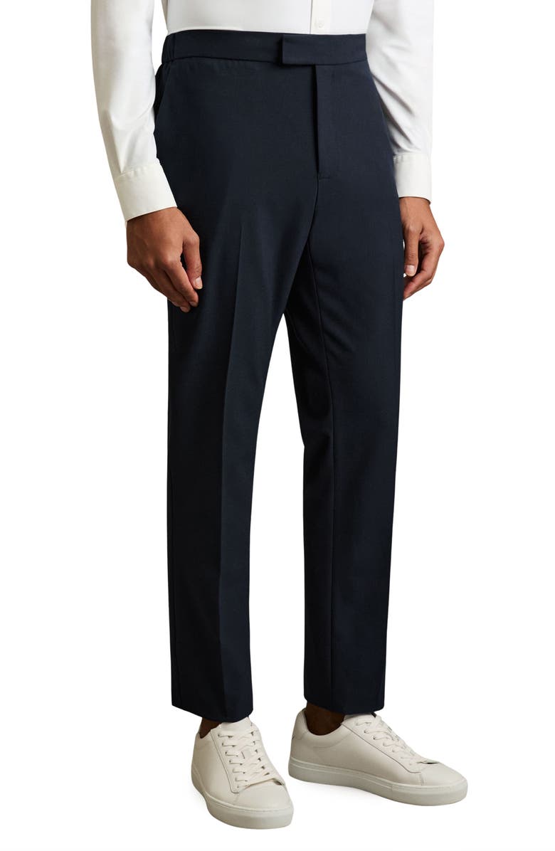 Reiss Found Slim Fit Pants, Main, color, Navy