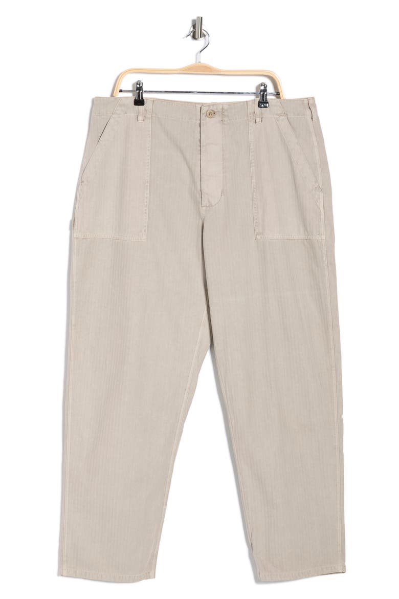 Cotton Fatigue Pants, Alternate, color, LIGHT IRON ORE