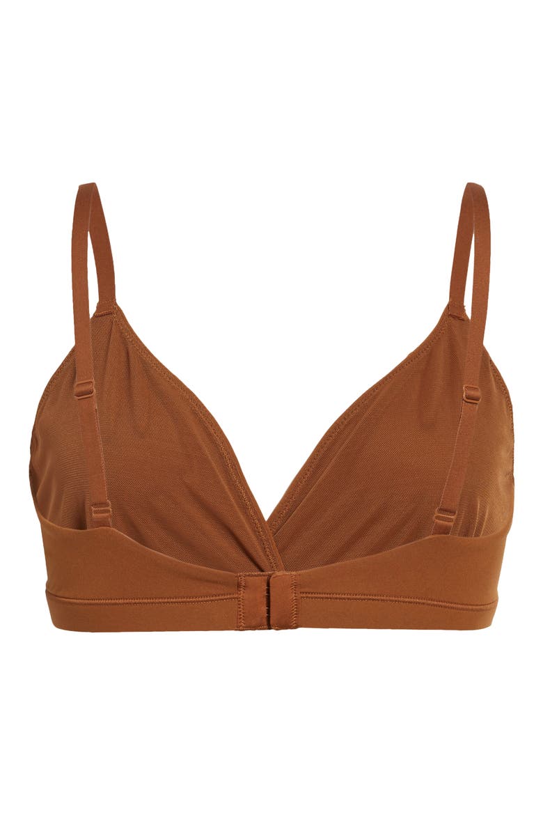 Fits Everybody Crossover Bralette, Alternate, color, COPPER
