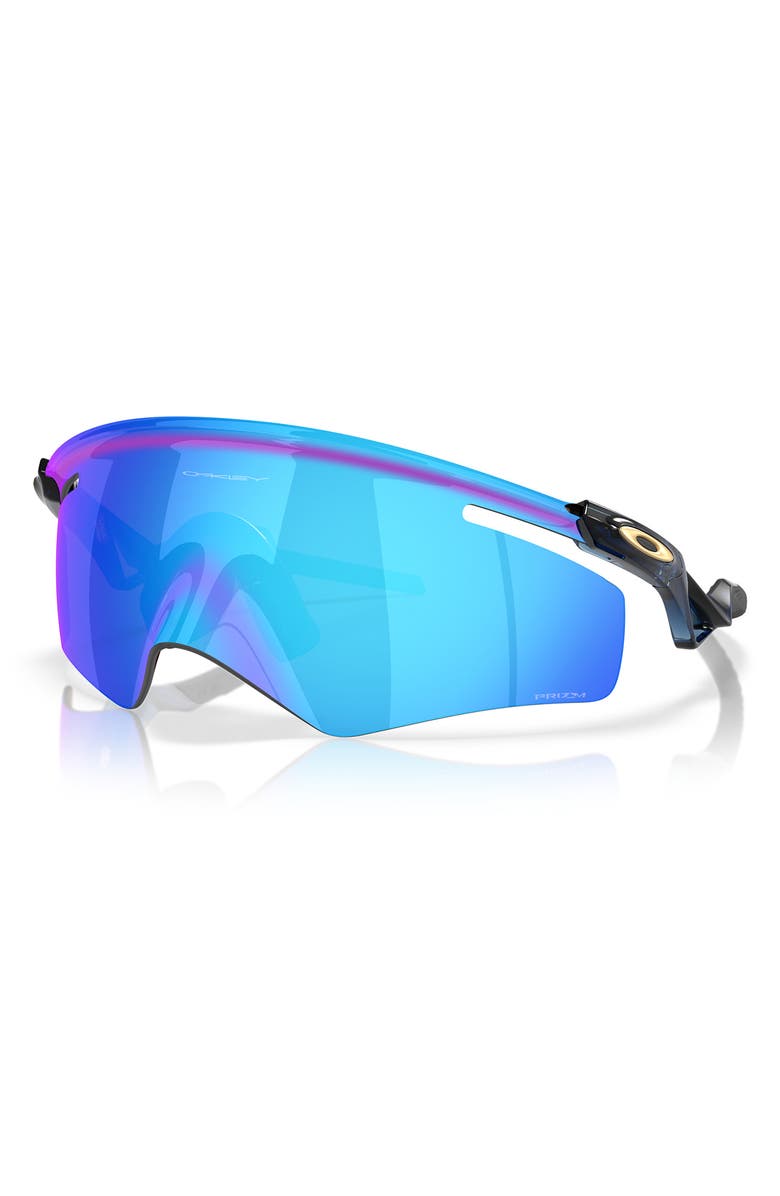 Oakley QNTM Kato<sup>™</sup> 156mm Prizm<sup>™</sup> Shield Sunglasses, Alternate, color, Sapphire