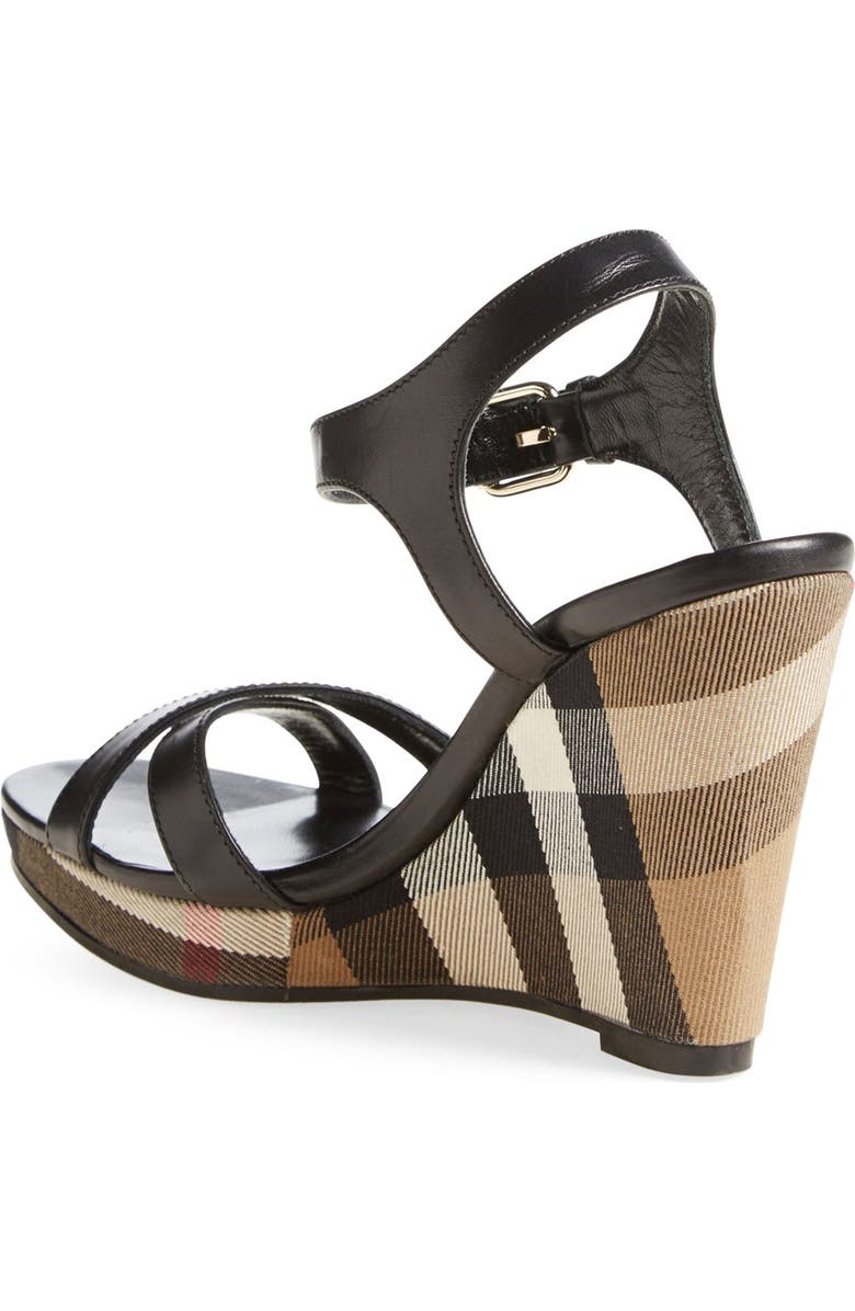 Burberry 'Rastrickson' Wedge Sandal, Alternate, color,