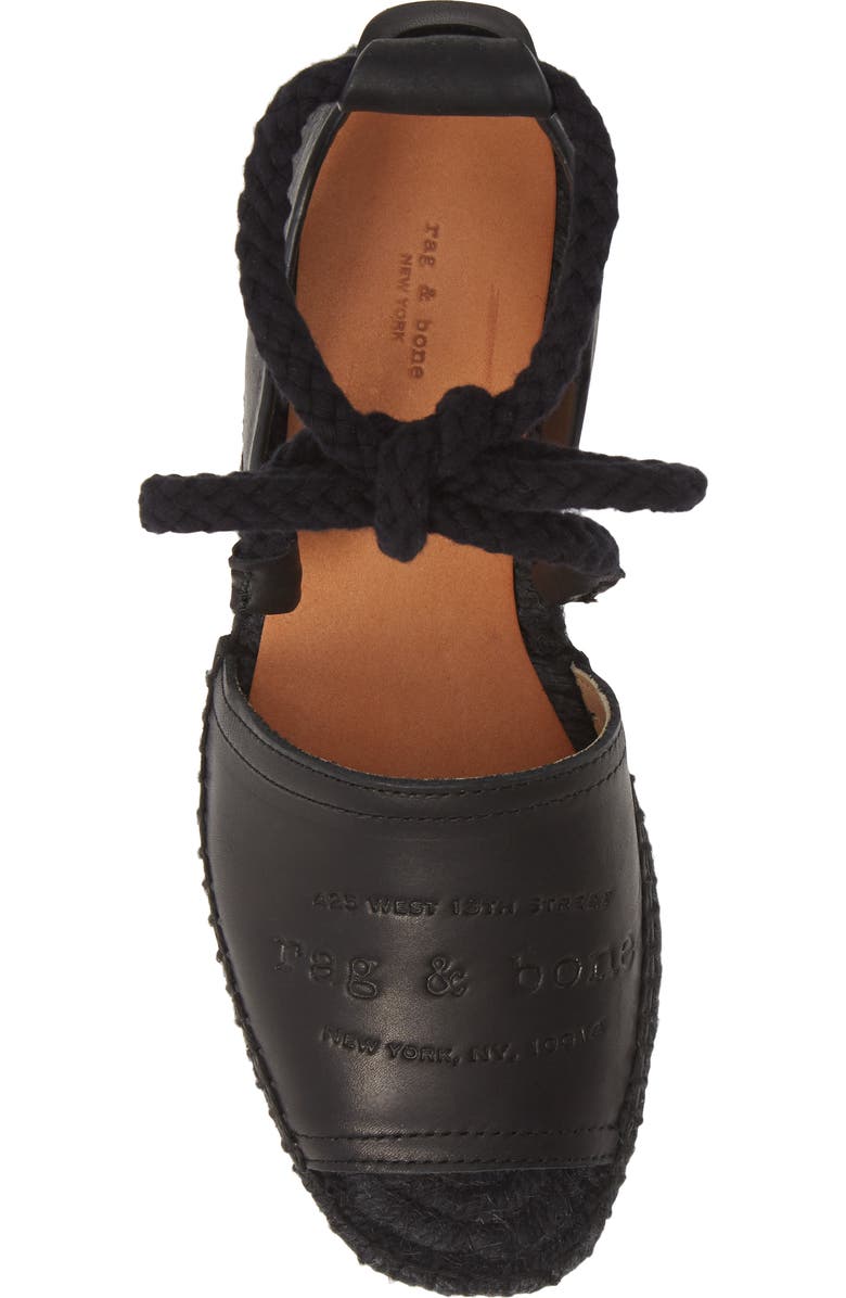 rag & bone Estelle Logo Espadrille Sandal, Alternate, color,