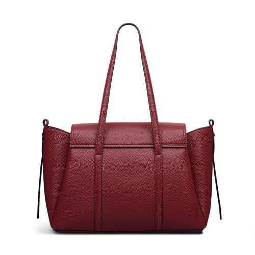 Radley The Chancery Medium Flapover Shoulder Bag In Red