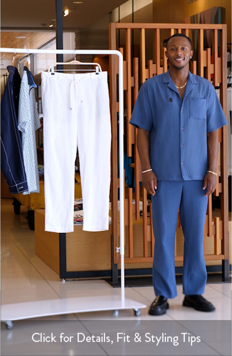 Pinstripe Straight Leg Pants, sales video thumbnail