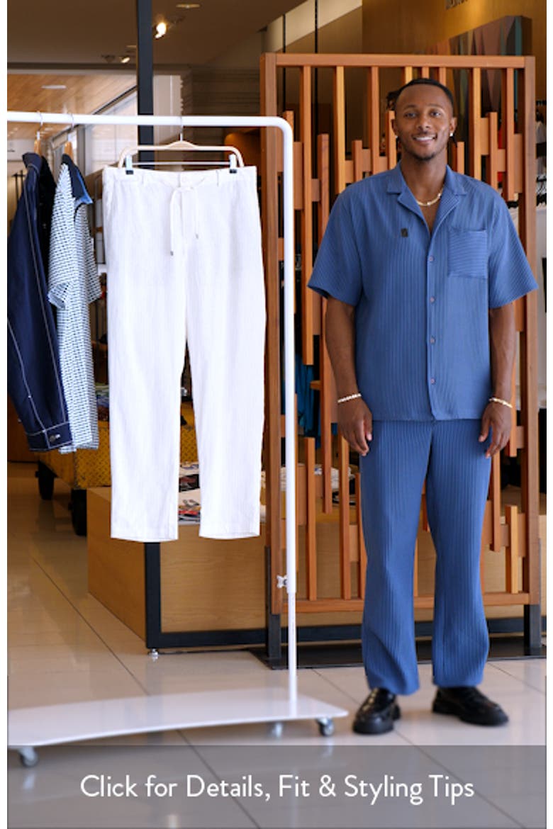 Pinstripe Straight Leg Pants video