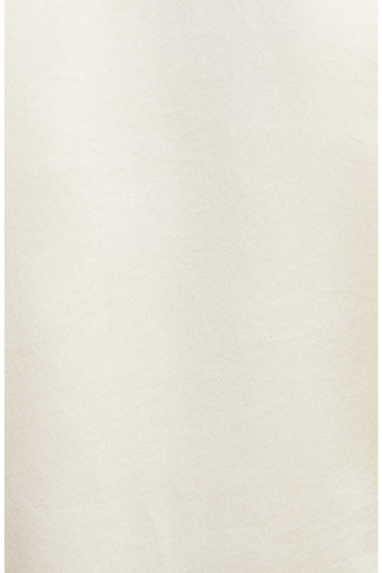 Ruffle Front Silk Top, Alternate, color, CHAMPAGNE