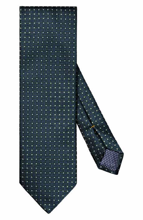 Eton Basket Weave Silk Tie