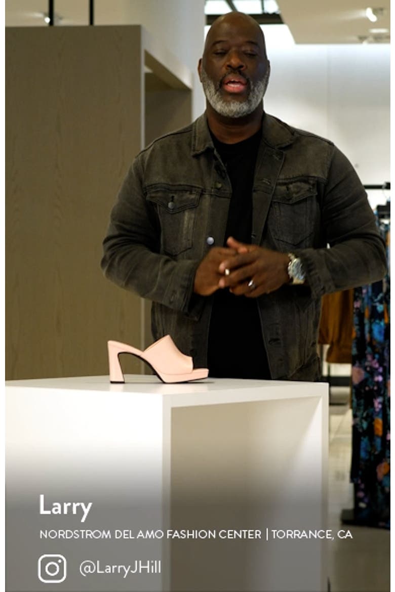 Caviar Platform Slide Sandal video