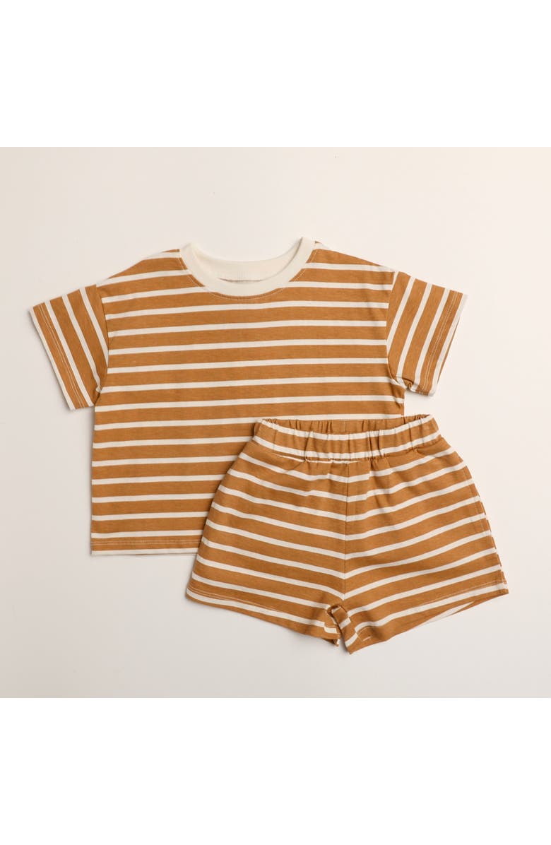 Winnie + Crew Toby Set, Main, color, Apple Cinnamon Stripe