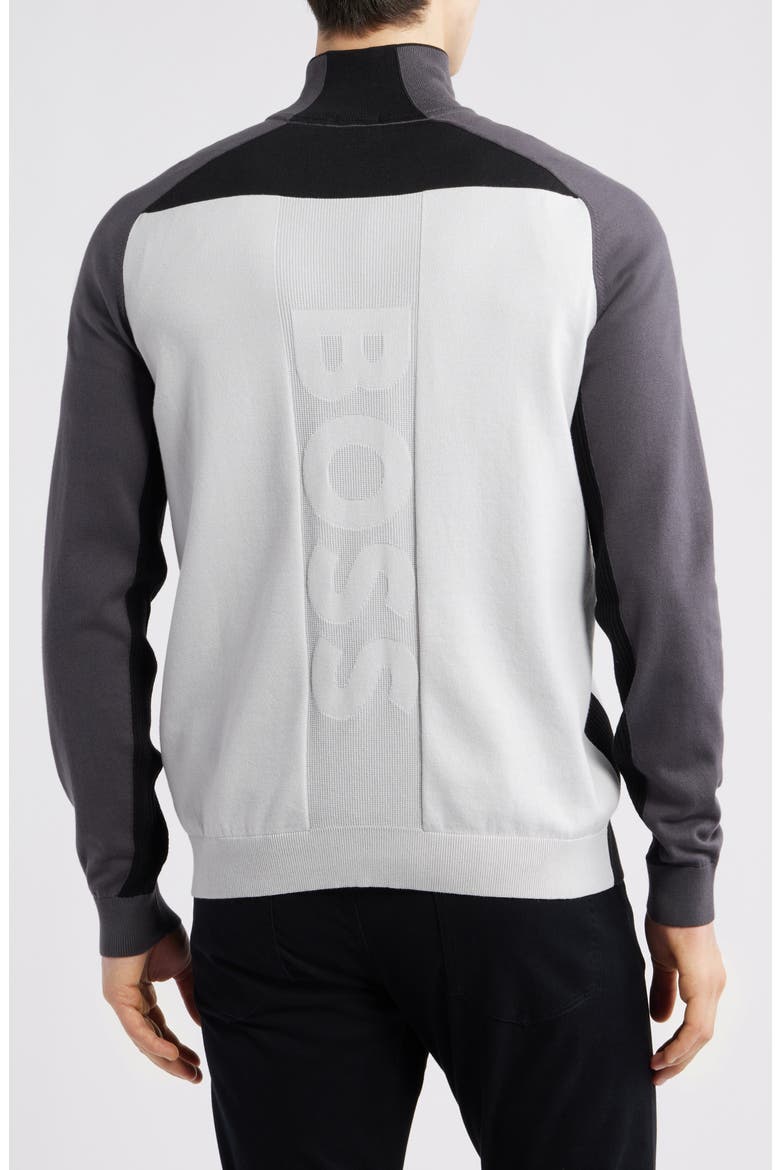 Hydro-X Water-Repellent Golf Half Zip Pullover, Alternate, color, LIGHT GREY