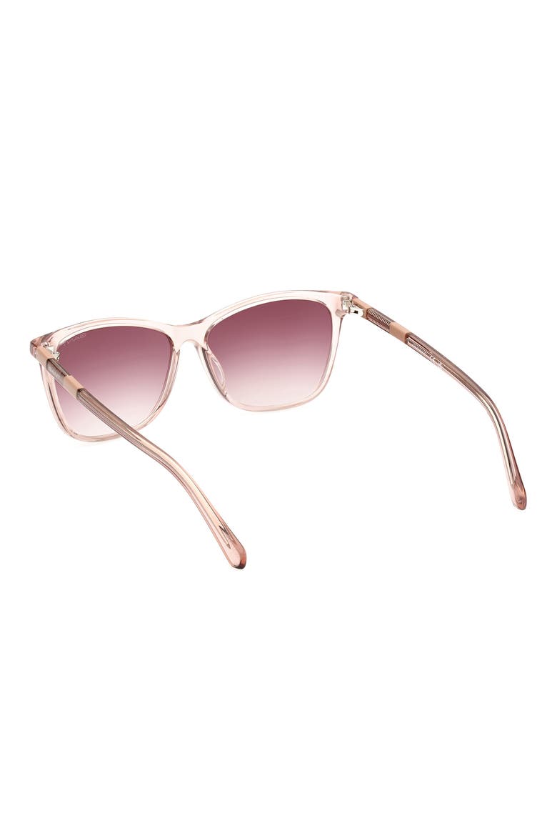 Square Sunglasses, Alternate, color, SHINY PINK / GRADIENT BROWN