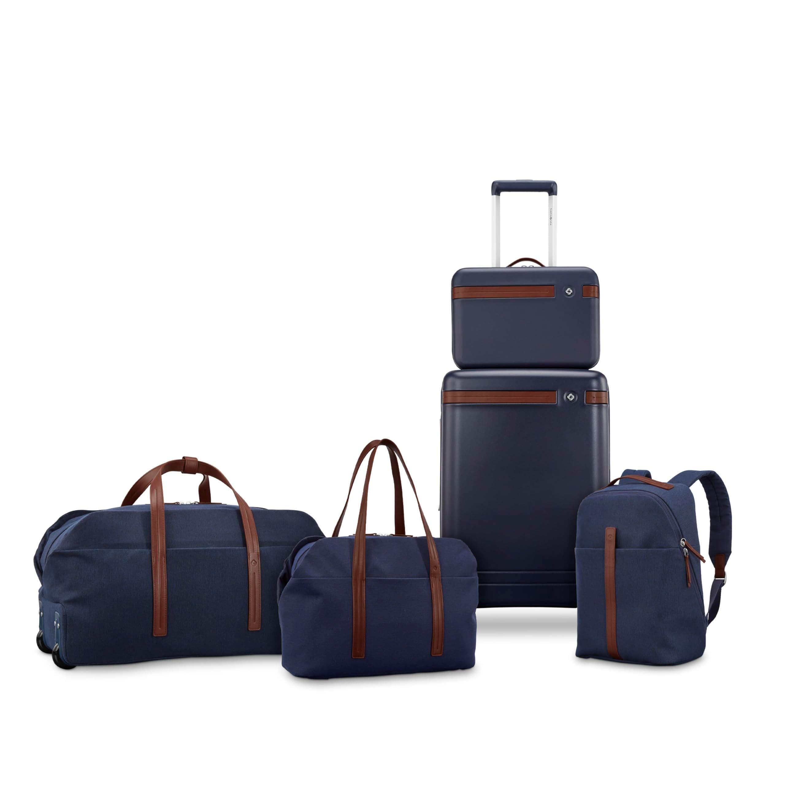 Virtuosa Travel Backpack 15.5" with Padded Laptop Sleeve, Alternate, color, Navy