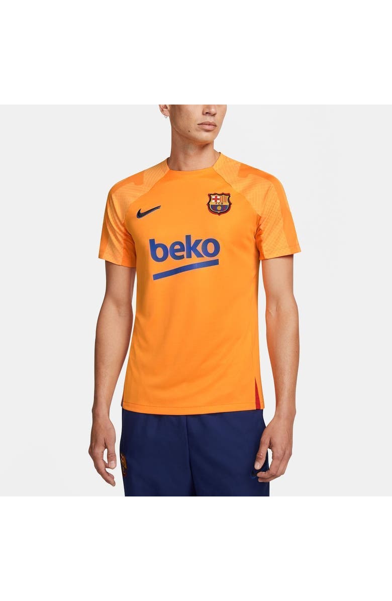 Nike Men's Nike Orange Barcelona 2021/22 Strike Jersey, Main, color, 