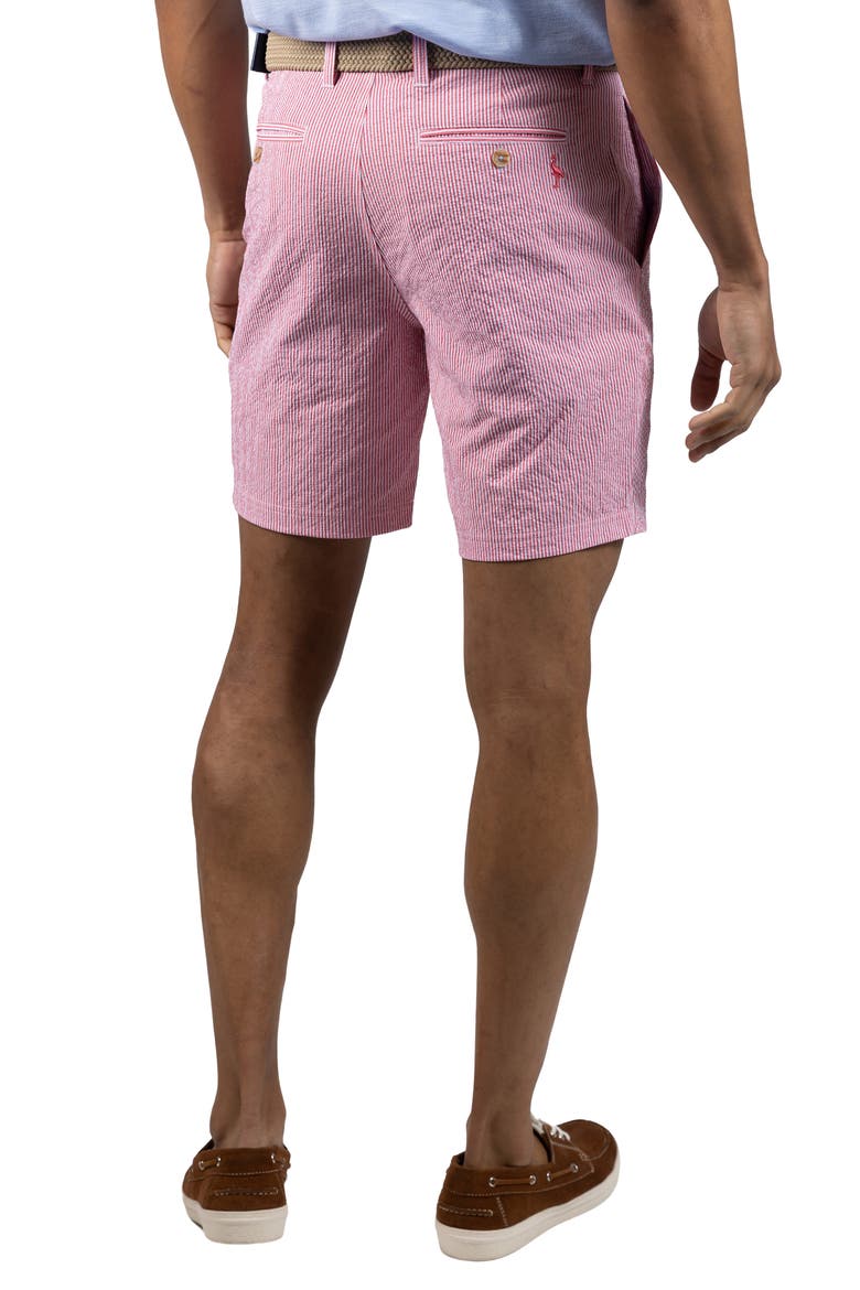 Stripe Seersucker Shorts, Alternate, color, SUNWASHED RED