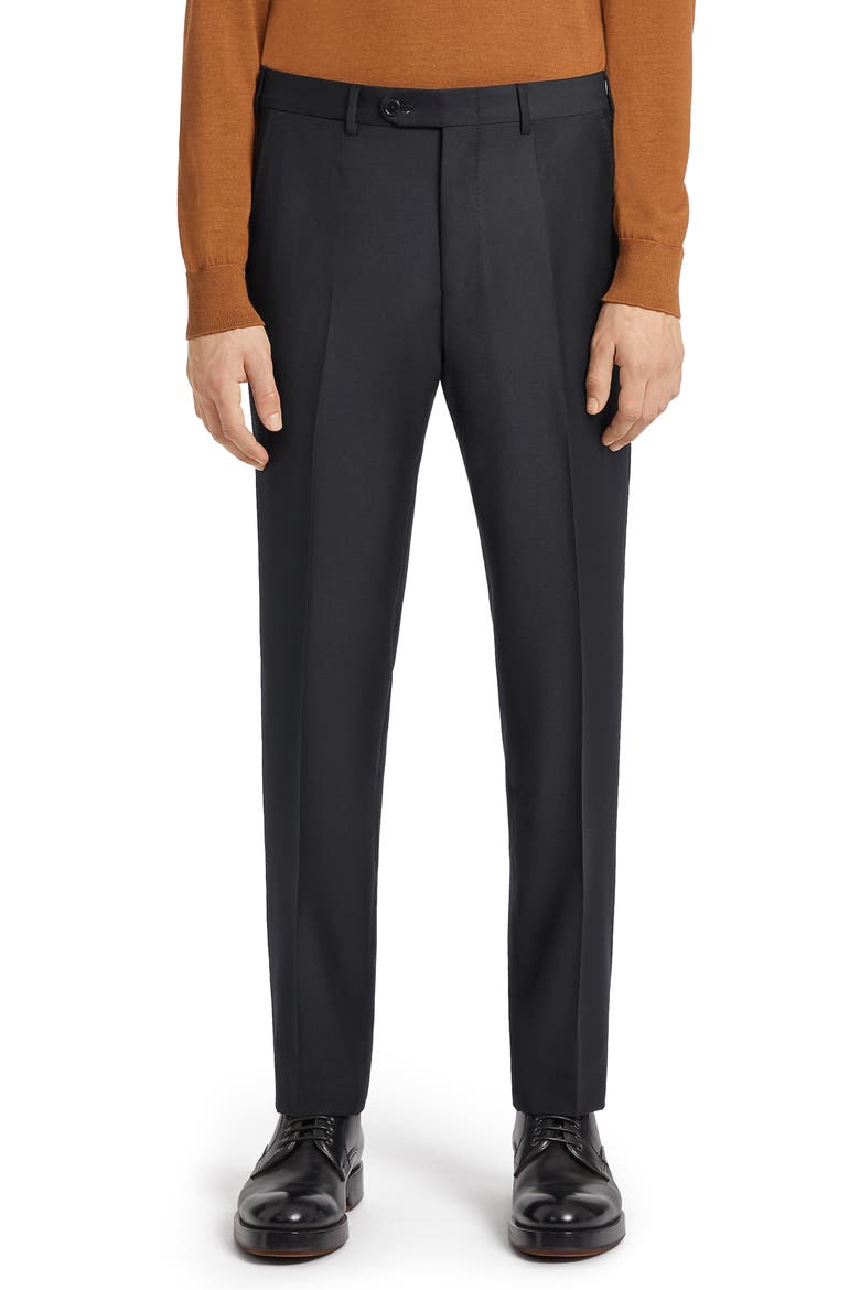 Trofeo Milano Wool Suit, Alternate, color, NAVY 1