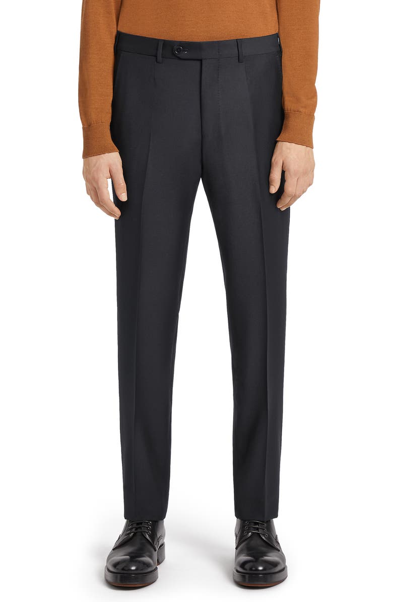 ZEGNA Trofeo Milano Wool Suit, Alternate, color, Navy