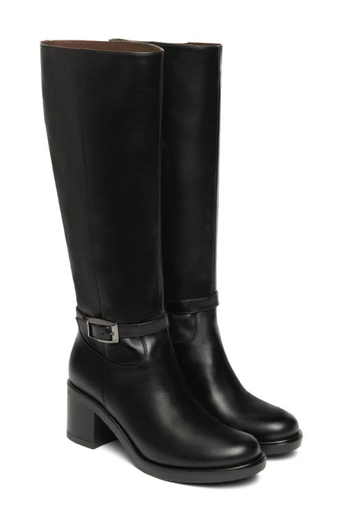 Nerogiardini Tall Buckle Boot In Black