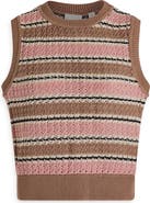 Varley Deeley Stripe Sleeveless Sweater
