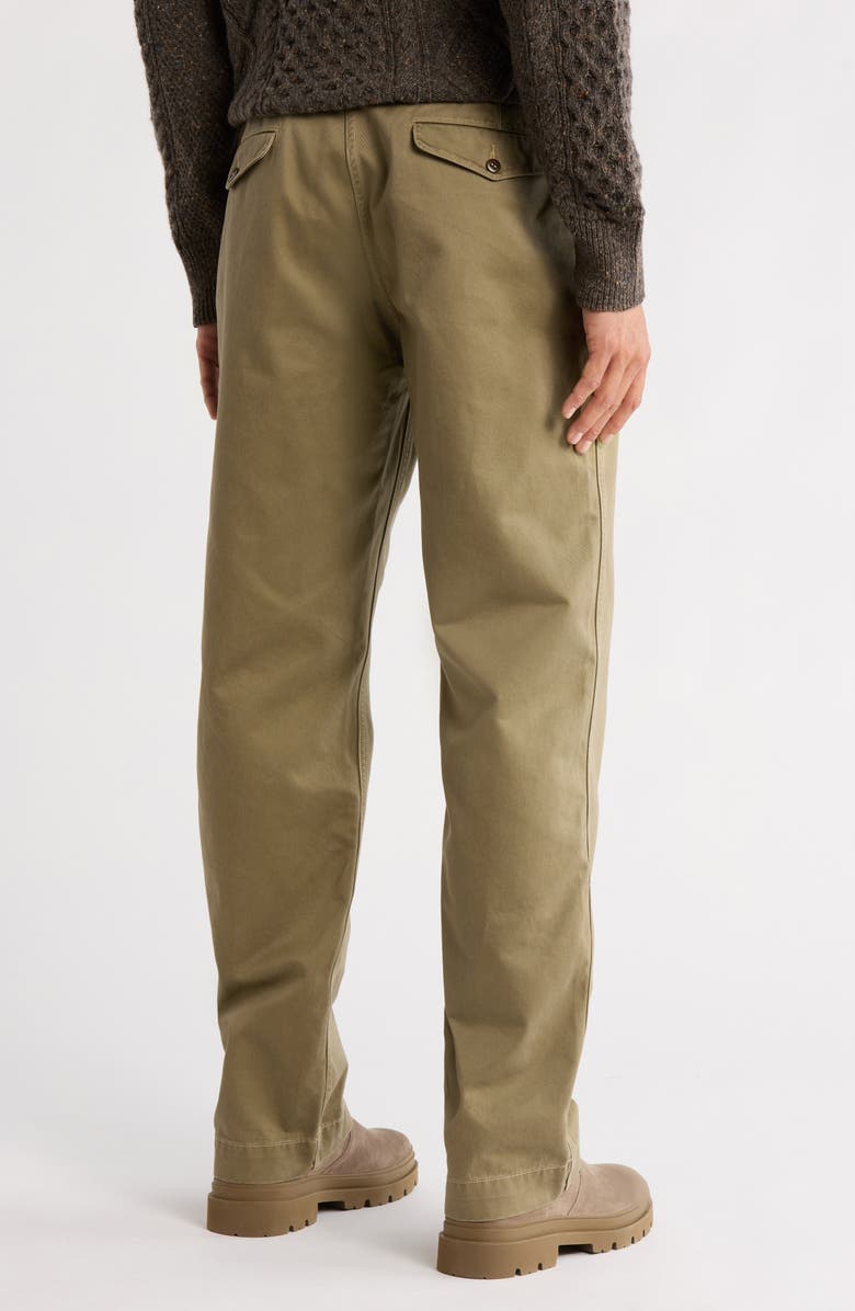 BUCK MASON Paperback Twill Straight Leg Pants, Alternate, color, Fatigue Green