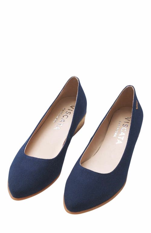 Viscata Rubina Limited Edition Canvas Espadrille Flats In Blue
