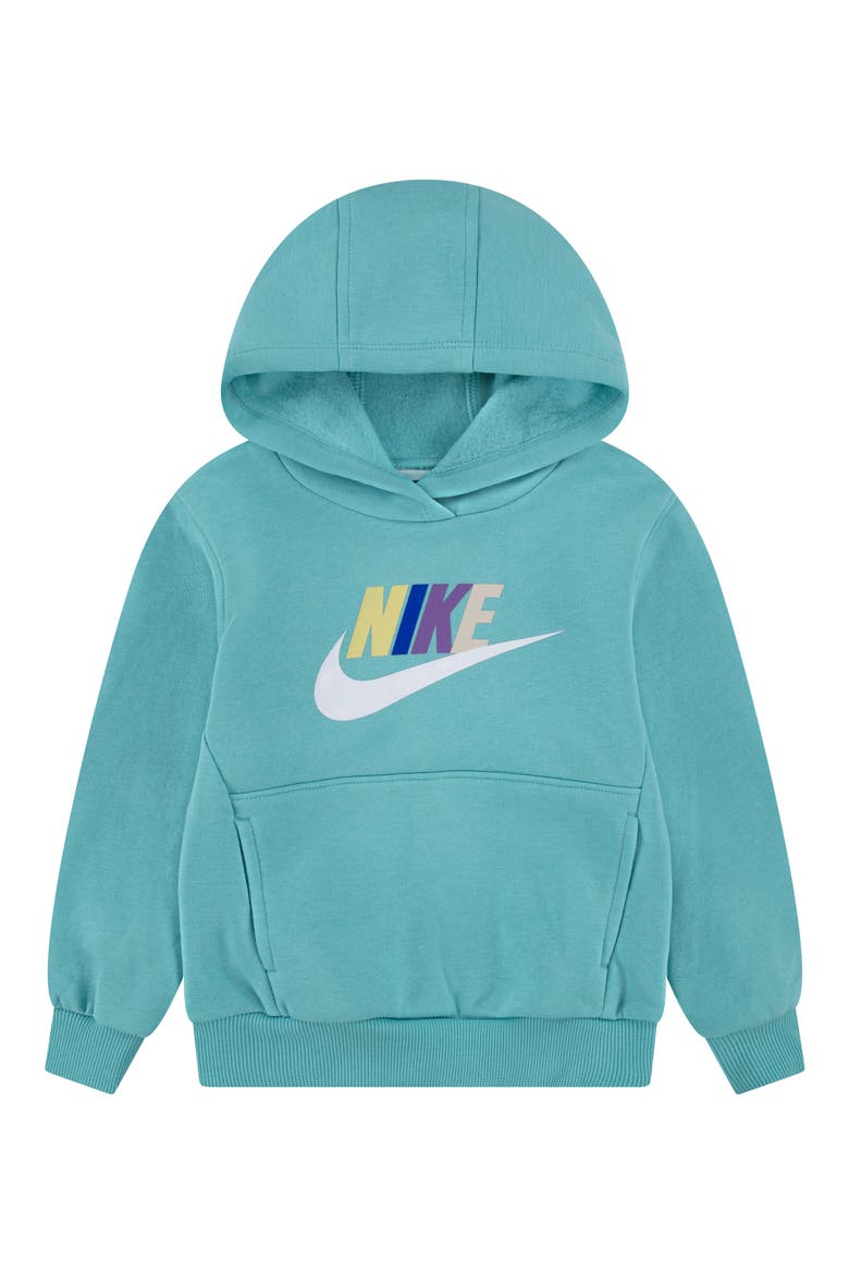 Kids' Sportswear Club Fleece Hoodie, Main, color, GREEN FROST