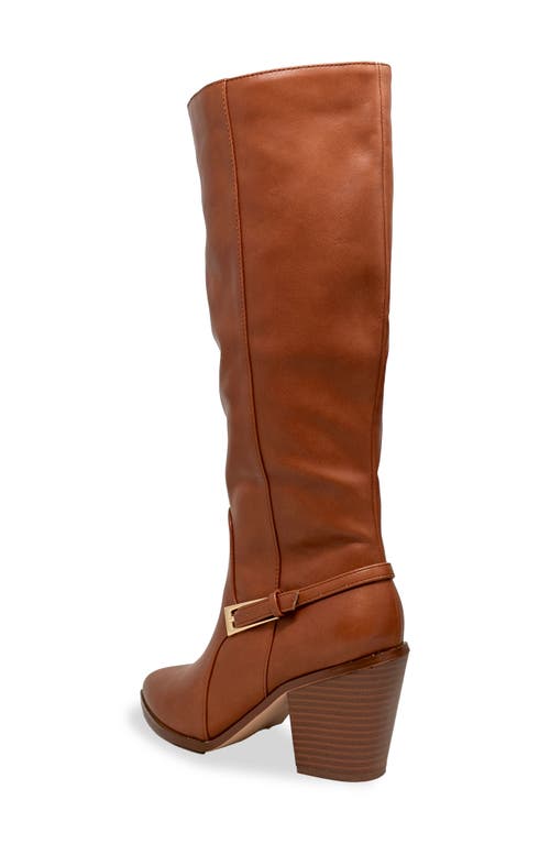 Chase & Chloe Chase And Chloe Slouch Knee High Boot In Blue