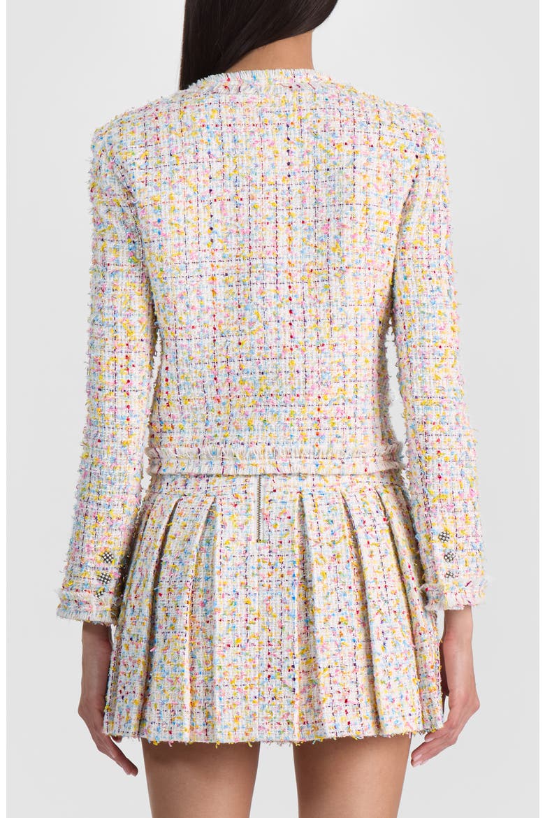 Landon Boxy Crop Tweed Jacket, Alternate, color, OFF WHITE/ MULTI