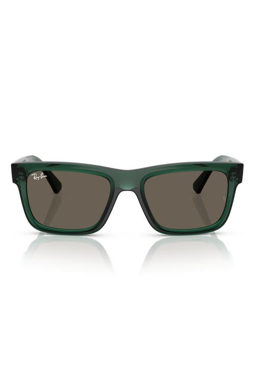 Ray Ban Ray-ban Kids' 49mm Rectangular Sunglasses In Transparent Green