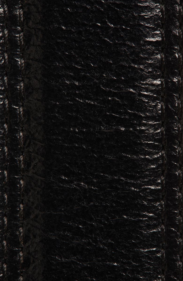 Balenciaga BB Buckle Leather Belt, Alternate, color, 