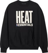 Fear of God Essentials x NBA Heat Sport Fit Crewneck Sweatshirt
