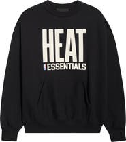 Fear of God Essentials x NBA Heat Sport Fit Crewneck Sweatshirt
